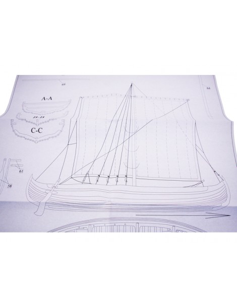 Dušek Knarr Wikingerschiff 1:72 kit