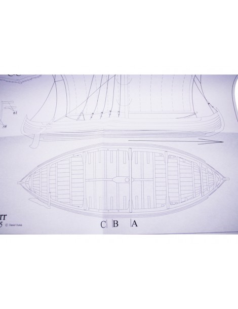 Dušek Knarr Wikingerschiff 1:72 kit