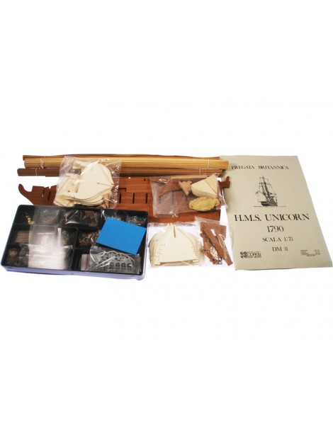 HMS Unicorn construction kit