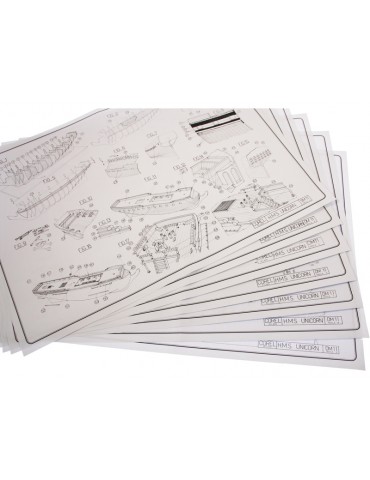 HMS Unicorn construction kit