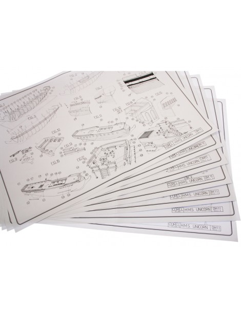 HMS Unicorn construction kit