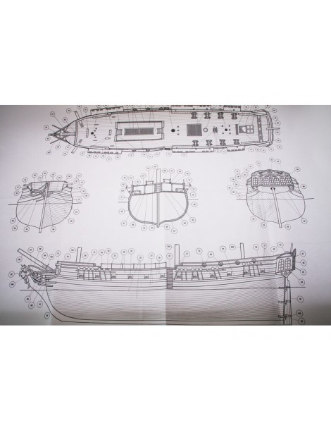 HMS Unicorn construction kit