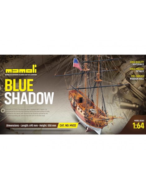 MAMOLI Blue Shadow briga 1778 1:64 kit
