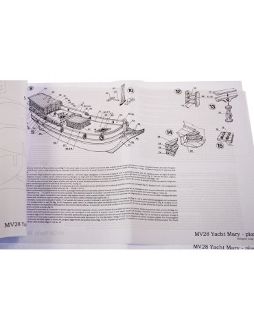 MAMOLI Yacht Mary Bausatz 1:54 Mamoli