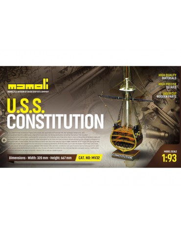 USS Consitution Mast Bausatz 1:93 Mamoli