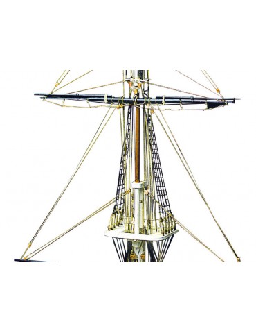 USS Consitution Mast Bausatz 1:93 Mamoli