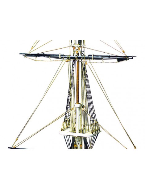 USS Consitution Mast Bausatz 1:93 Mamoli