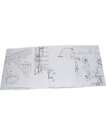 USS Consitution Mast Bausatz 1:93 Mamoli