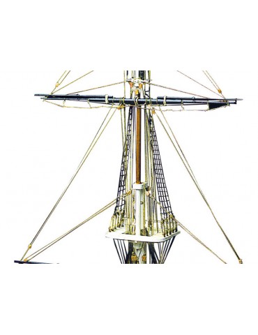 USS Consitution Mast Bausatz 1:93 Mamoli