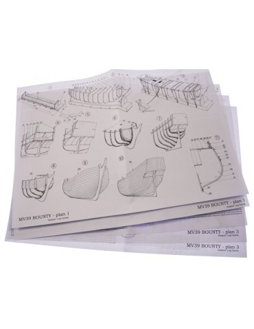 MAMOLI H.M.S. Bounty 1787 1:64 kit