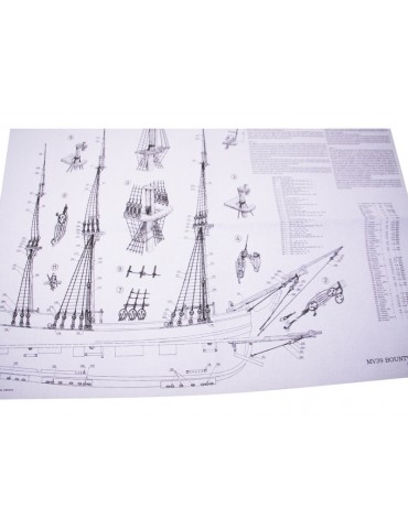 MAMOLI H.M.S. Bounty 1787 1:64 kit