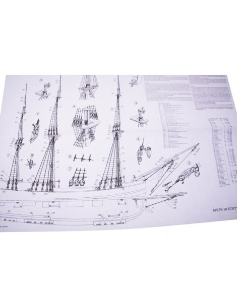MAMOLI H.M.S. Bounty 1787 1:64 kit