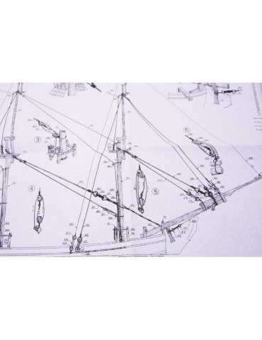 MAMOLI H.M.S. Bounty 1787 1:64 kit
