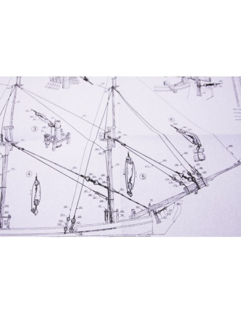 MAMOLI H.M.S. Bounty 1787 1:64 kit