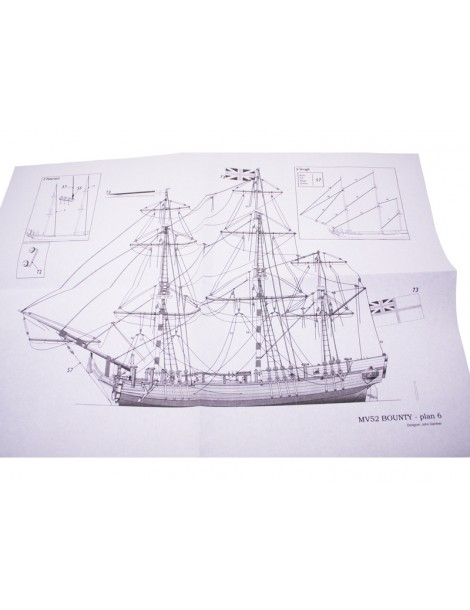 MAMOLI H.M.S. Bounty 1787 1: 100 kit