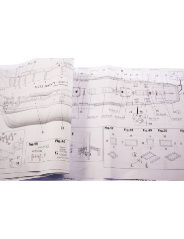 MAMOLI H.M.S. Bounty 1787 1: 100 kit
