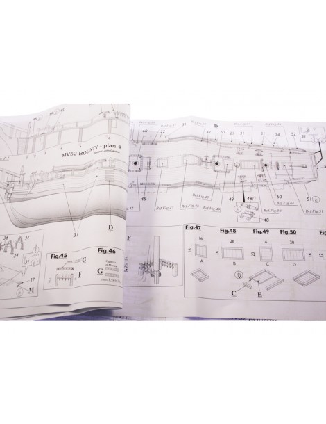 MAMOLI H.M.S. Bounty 1787 1: 100 kit