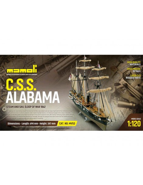 Alabama kit 1:120 Mamoli