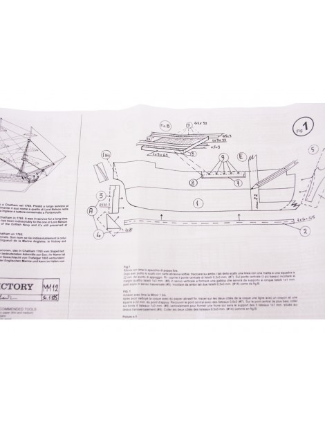MINI MAMOLI H.M.S. Victory 1: 325 kit