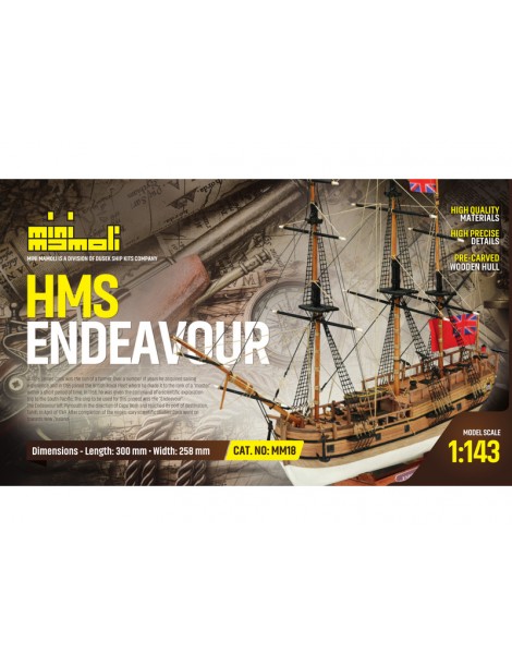 MINI MAMOLI H.M.S. Endeavor 1: 143 kit