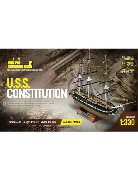 MINI MAMOLI U.S.S. Constitution 1: 330 kit