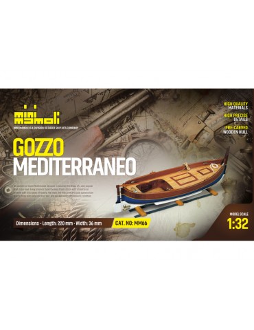 Gozzo Mediterano kit 1:32 Mini Mamoli
