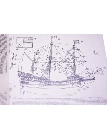 MINI MAMOLI Golden Hind 1: 110 kit