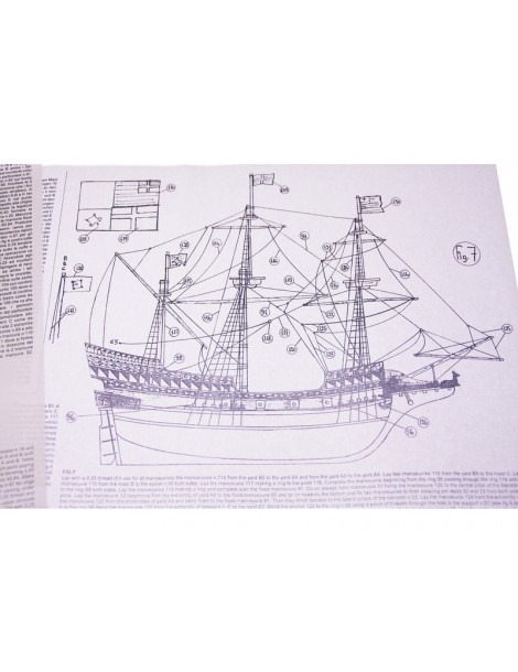 MINI MAMOLI Golden Hind 1: 110 kit