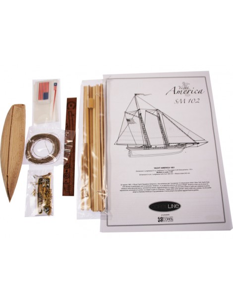America Yacht 1:155 Baukasten
