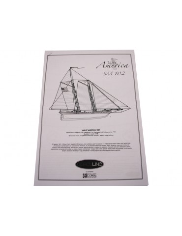 America Yacht 1:155 Baukasten