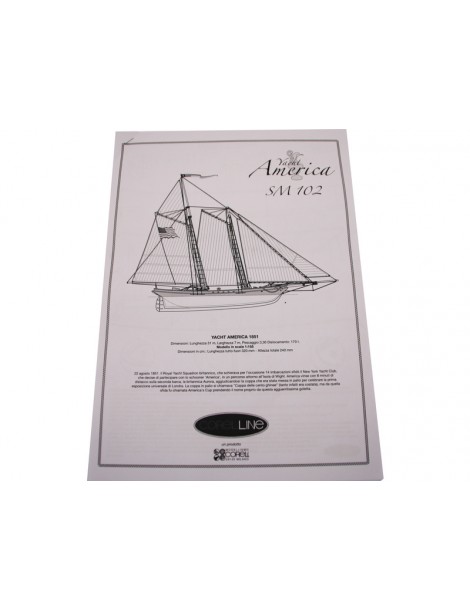 America Yacht 1:155 Baukasten