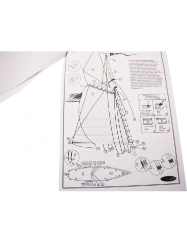 America Yacht 1:155 Baukasten