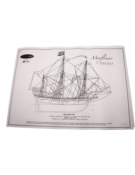 Mayflower 1:140 Baukasten