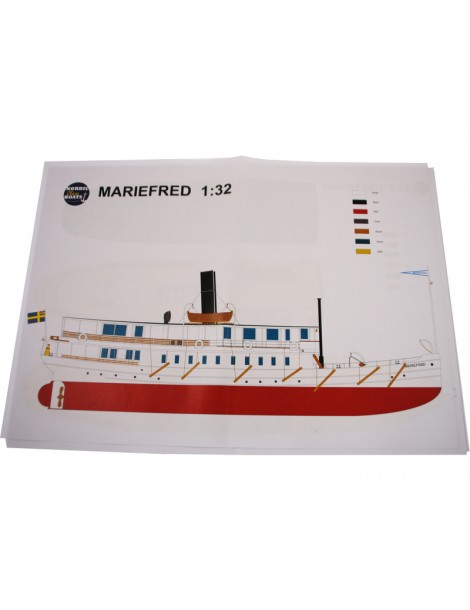Mariefred s/s Passagierdampfer Bausatz