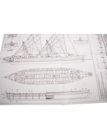 AMATI Gold Yacht 1: 300 Bottle Kit