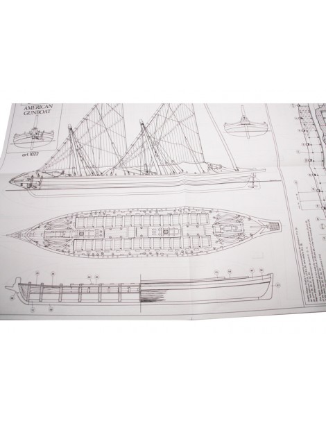 AMATI Gold Yacht 1: 300 Bottle Kit