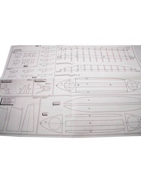 AMATI Gold Yacht 1: 300 Bottle Kit