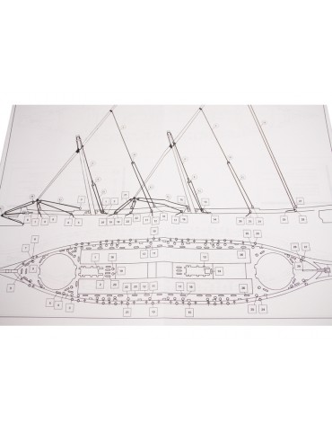 AMATI Arrow battleship 1814 1:55 set