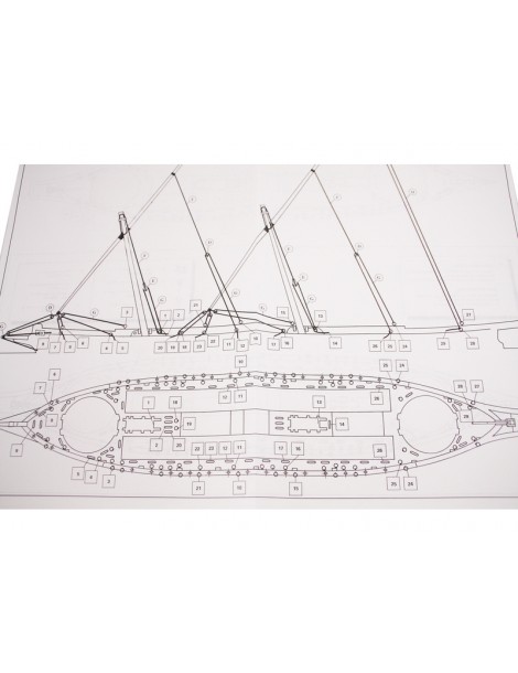 AMATI Arrow battleship 1814 1:55 set