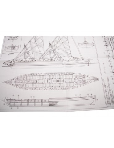 AMATI Arrow battleship 1814 1:55 set