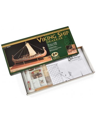 AMATI Oseberg Viking Ship 1:50 set