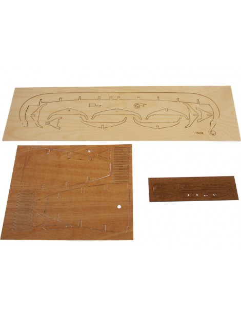 AMATI Oseberg Viking Ship 1:50 set