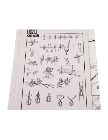 AMATI Oseberg Viking Ship 1:50 set