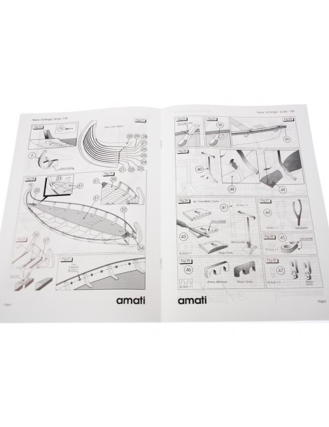 AMATI Oseberg Viking Ship 1:50 set