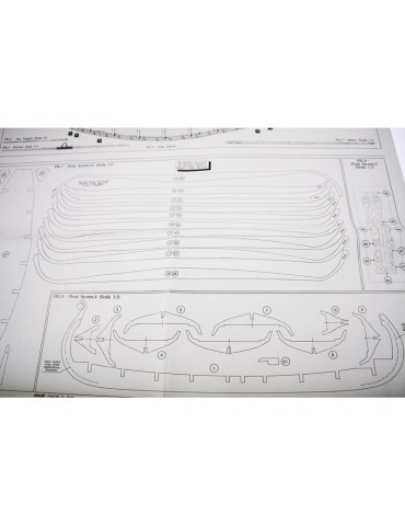 AMATI Oseberg Viking Ship 1:50 set