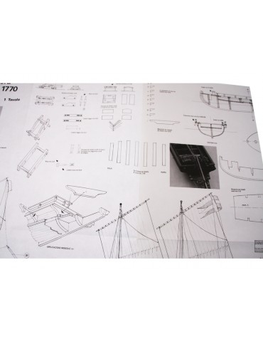 AMATI Swedish warship 1775 1:35 set