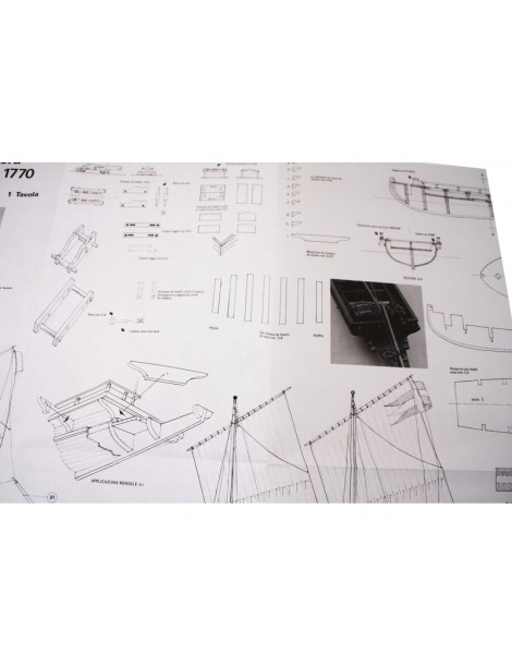 AMATI Swedish warship 1775 1:35 set