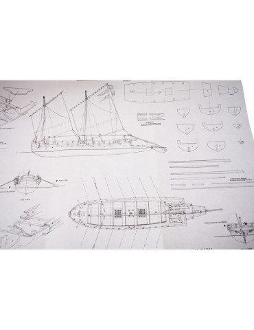 AMATI Swedish warship 1775 1:35 set
