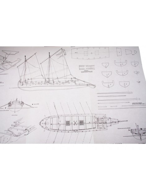 AMATI Swedish warship 1775 1:35 set