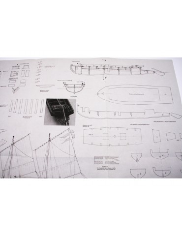 AMATI Swedish warship 1775 1:35 set